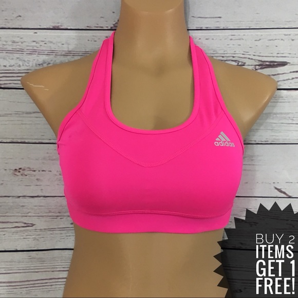 adidas Other - Adidas Techfit Climalite Hot Pink Sports Bra